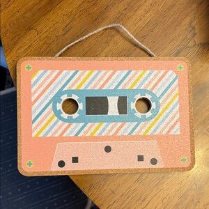 Retro Cassette Tape Wall Decor